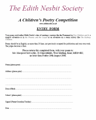 Entry Form